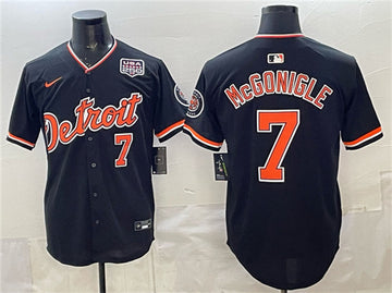 Kevin McGonigle Detroit Tigers black Vapor jersey