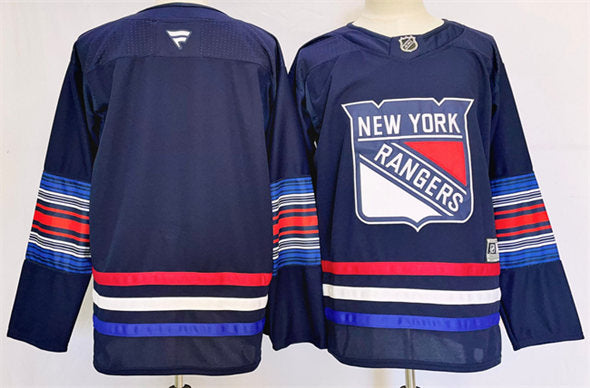 Custom New York Rangers navy jersey