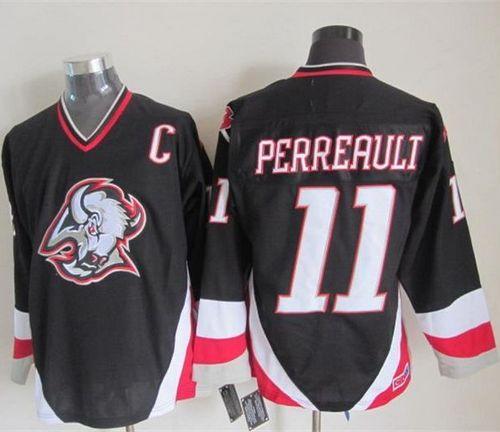Gilbert Perreault Buffalo Sabres black Throwback jersey
