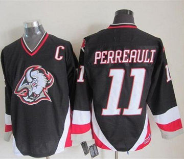 Gilbert Perreault Buffalo Sabres black Throwback jersey