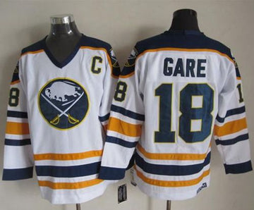 Danny Gare Buffalo Sabres white Throwback jersey
