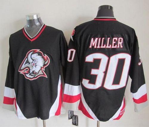 Ryan Miller Buffalo Sabres black Throwback jersey