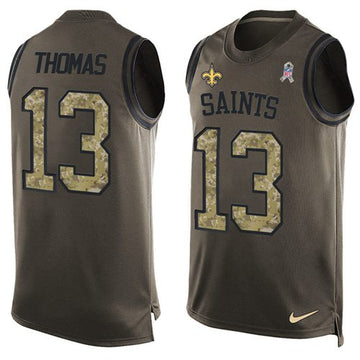 Michael Thomas New Orleans Saints green Salute To Service jersey