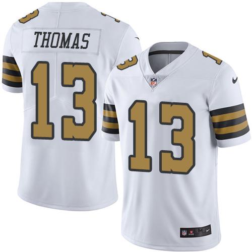 Michael Thomas New Orleans Saints white jersey