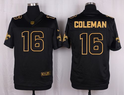 Brandon Coleman New Orleans Saints black Gold Collection jersey