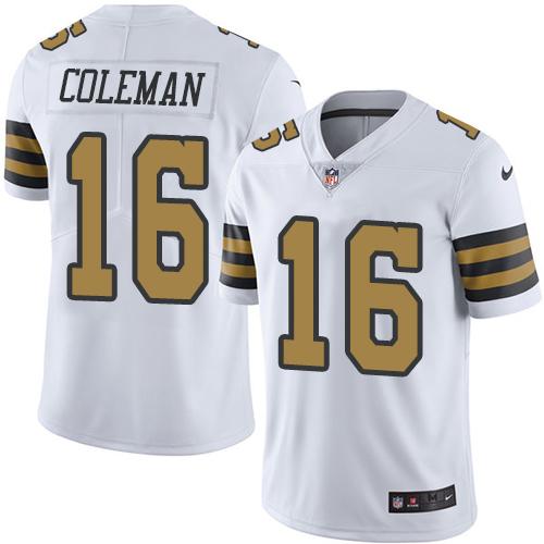 Brandon Coleman New Orleans Saints white jersey
