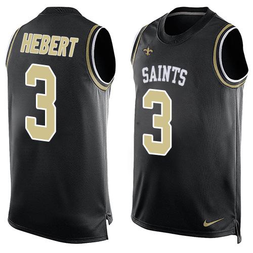 Bobby Hebert New Orleans Saints black jersey