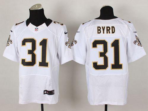 Jairus Byrd New Orleans Saints white Elite jersey