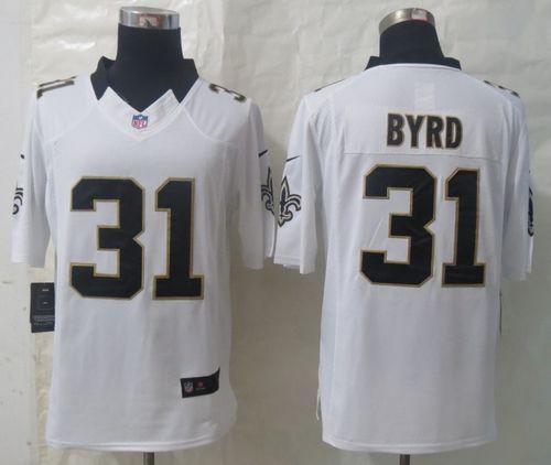 Jairus Byrd New Orleans Saints white jersey