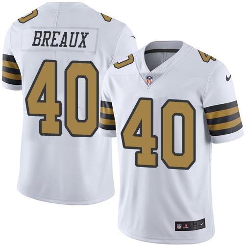 Delvin Breaux New Orleans Saints white jersey