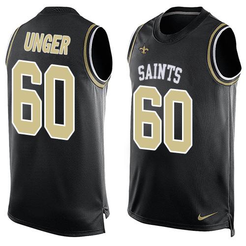 Max Unger New Orleans Saints black jersey