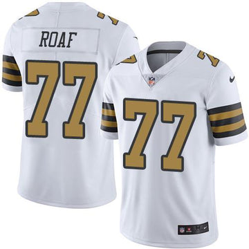 Roaf New Orleans Saints white jersey