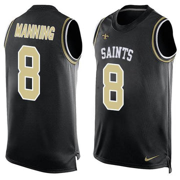 Archie Manning New Orleans Saints black jersey