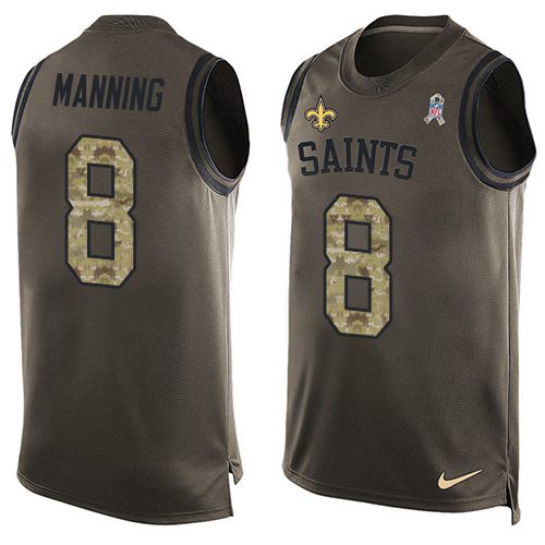 Archie Manning New Orleans Saints green Salute To Service jersey