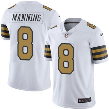 Archie Manning New Orleans Saints white jersey