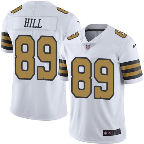 Josh Hill New Orleans Saints white jersey