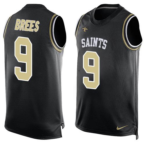 Drew Brees New Orleans Saints black jersey