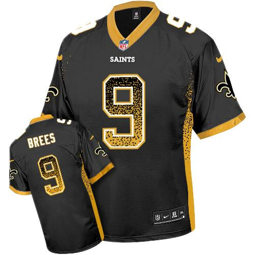 Drew Brees New Orleans Saints black Elite jersey