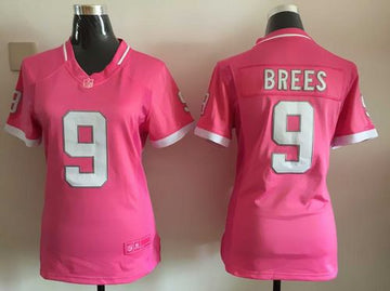 Drew Brees New Orleans Saints pink Elite jersey