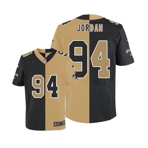 Cameron Jordan New Orleans Saints black-gold Elite jersey