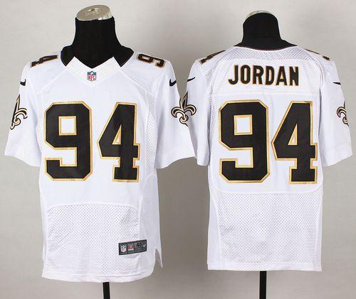 Cameron Jordan New Orleans Saints white Elite jersey