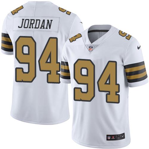 Cameron Jordan New Orleans Saints white jersey