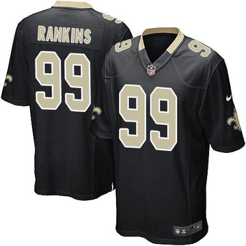 Sheldon Rankins New Orleans Saints black Elite jersey