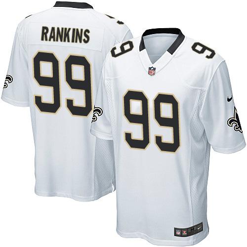 Sheldon Rankins New Orleans Saints white Elite jersey