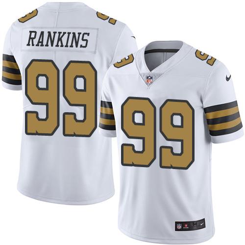 Sheldon Rankins New Orleans Saints white jersey