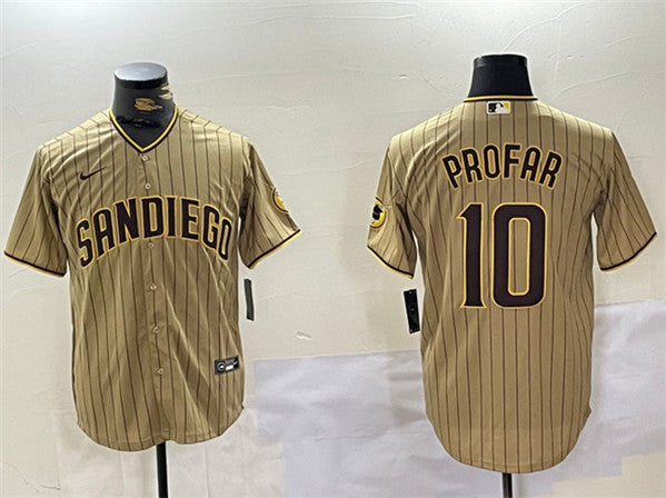 Jurickson Profar San Diego Padres tan jersey