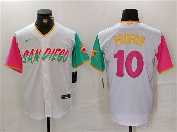 Jurickson Profar San Diego Padres white City Connect jersey