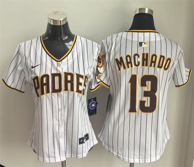 Manny Machado San Diego Padres white Home jersey