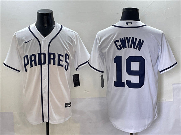 Tony Gwynn San Diego Padres white jersey