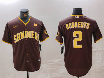 Xander Bogaerts San Diego Padres brown jersey