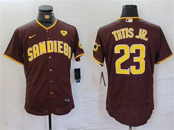 Fernando Tatis Jr San Diego Padres brown jersey