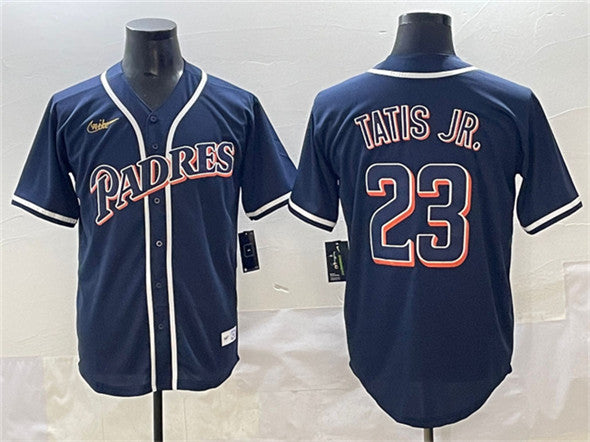 Fernando Tatis Jr San Diego Padres navy jersey