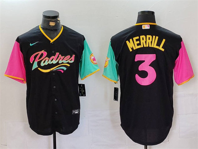 Jackson Merrill San Diego Padres black City Connect jersey