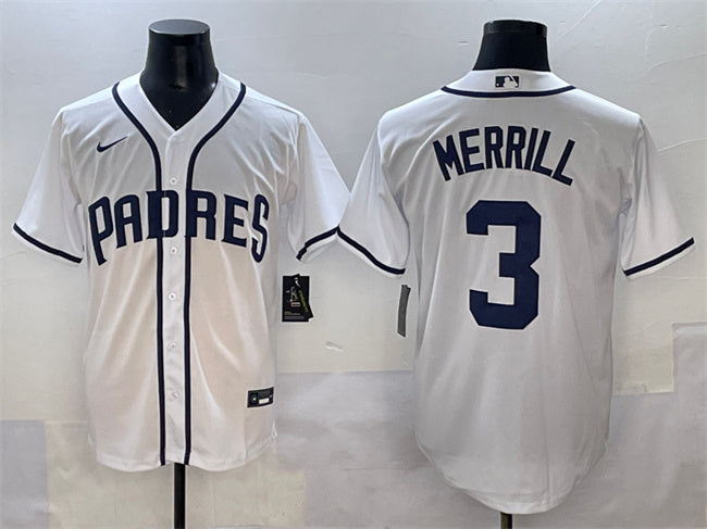 Jackson Merrill San Diego Padres white jersey