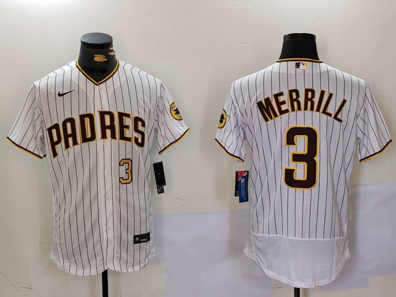Jackson Merrill San Diego Padres white jersey