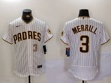Jackson Merrill San Diego Padres white jersey