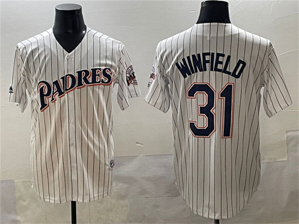 Dave Winfield San Diego Padres white Throwback jersey