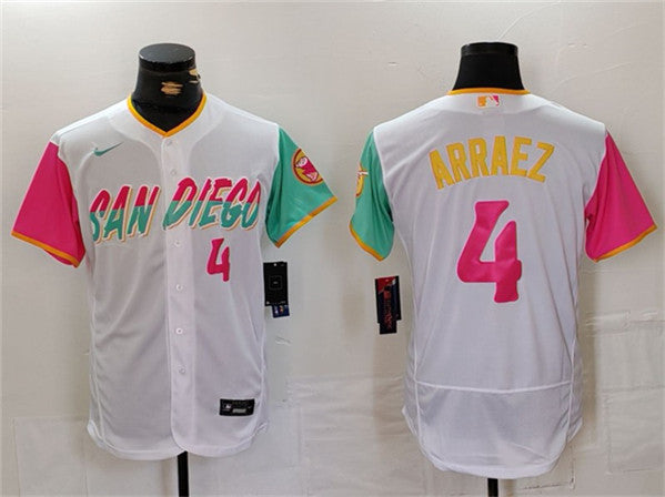 Luis Arraez San Diego Padres white City Connect jersey