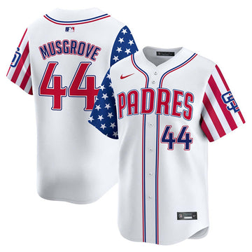 Joe Musgrove San Diego Padres white jersey
