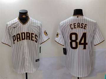 Dylan Cease San Diego Padres white jersey