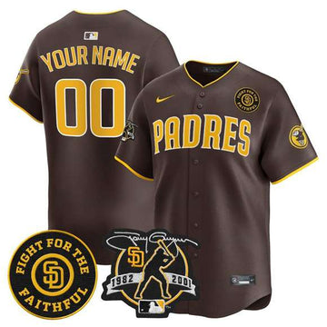 Custom San Diego Padres brown jersey