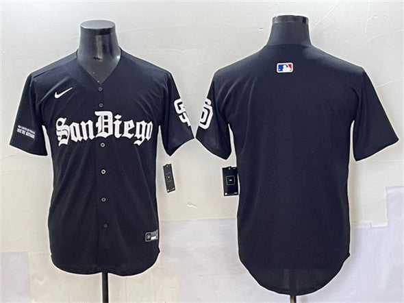 Custom San Diego Padres black jersey