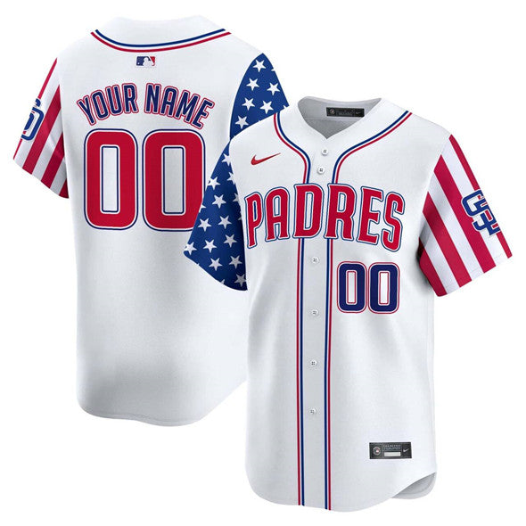 Custom San Diego Padres white jersey