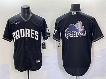 Team Big Logo San Diego Padres black jersey