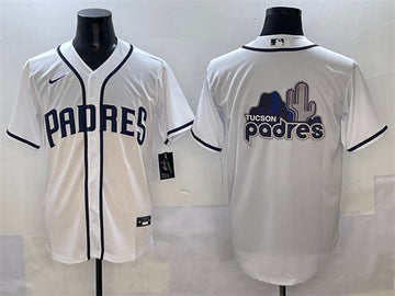 Team Big Logo San Diego Padres white jersey