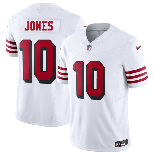 Mac Jones New San Francisco 49ers white FUSE jersey